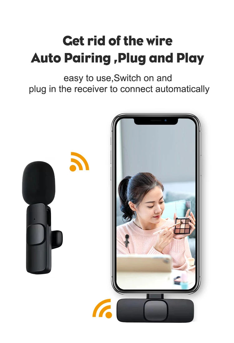 Wireless Lavalier Mini Microphone