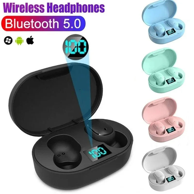 E6S Wireless Bluetooth Earphones With Microphone