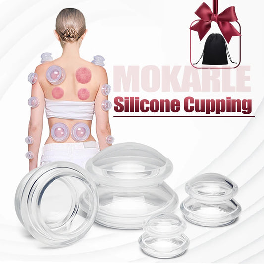 Silicone Vacuum Cupping Set Massage Body Suction Cup