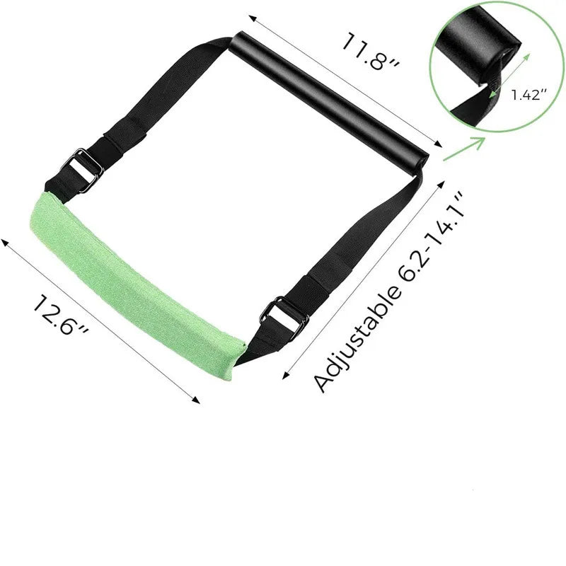 Adjustable Nordic Hamstring Curl Strap Sit-up Auxiliary Belt