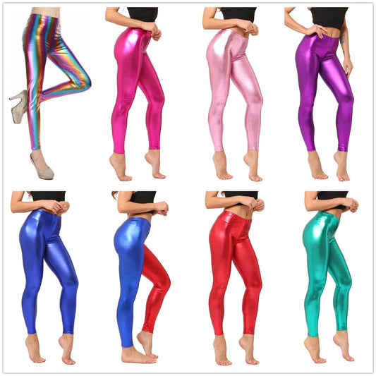 Metallic Color Leggings