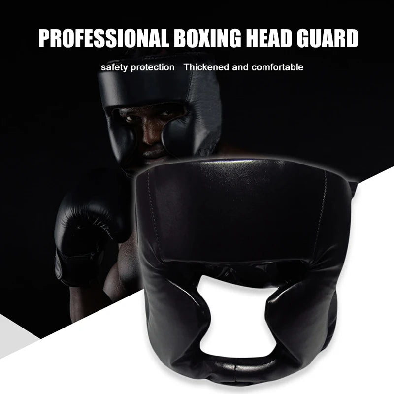 Full-Covered Professional Boxing Helmet Adult Combat Head Protector