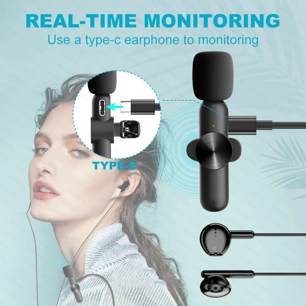 Wireless Lavalier Mini Microphone