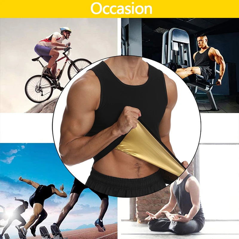 Men Sweat Sauna Vest Fat Burner