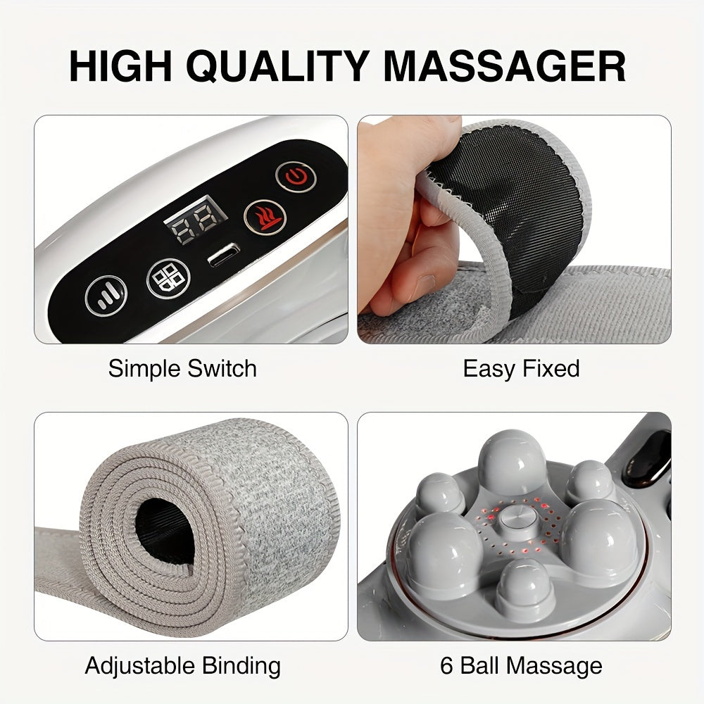 Automatic Abdominal Massager, Electric Stomach Massager, Electric Stomach Machine For Flattening Belly, Multiple-use For Waist And Abdomen, Back, Neck And Legs, 3 Modes , For Home Or Office Use,