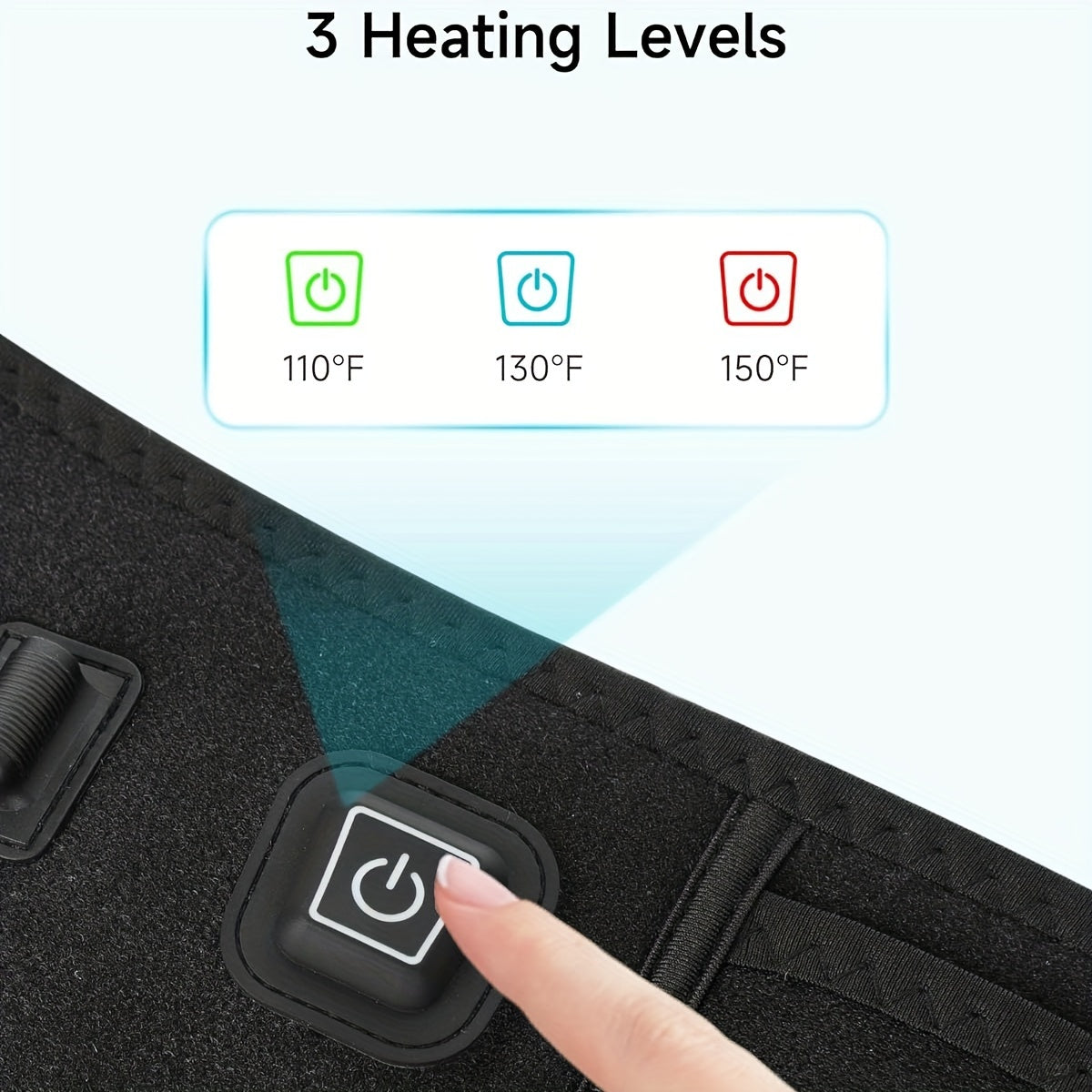 ALLJOY USB Heating Pad For Back Pain Relief