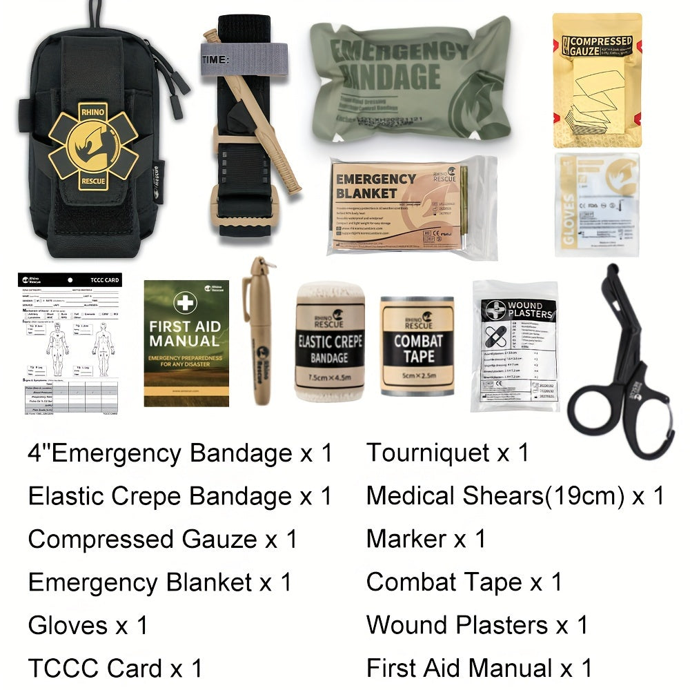 Comprehensive EDC Trauma Kit: Essential First Aid for Travel and Hiking