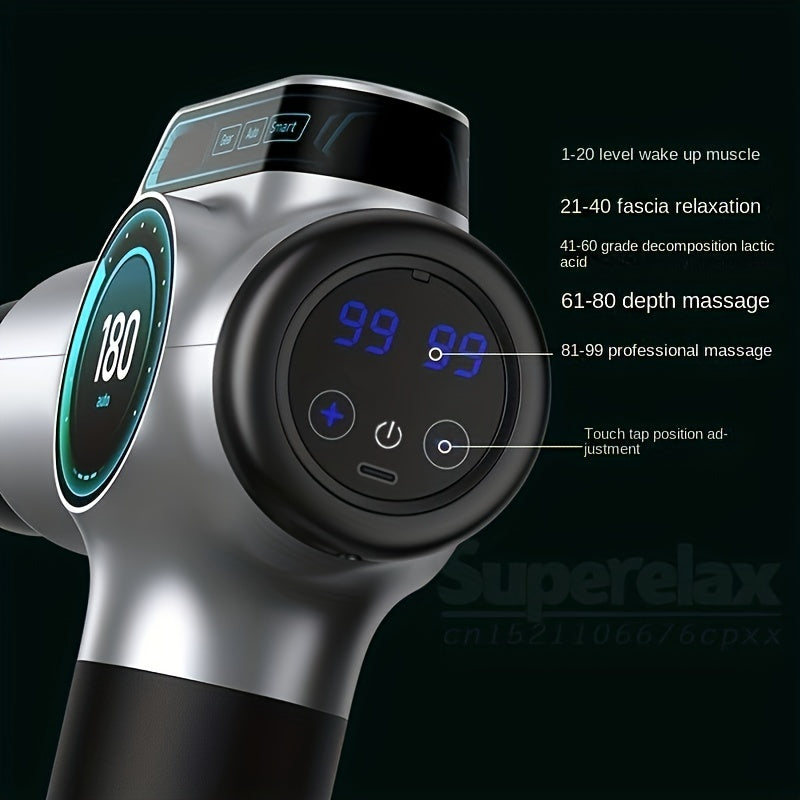 99 Speed LCD Screen Percussion Massage Gun