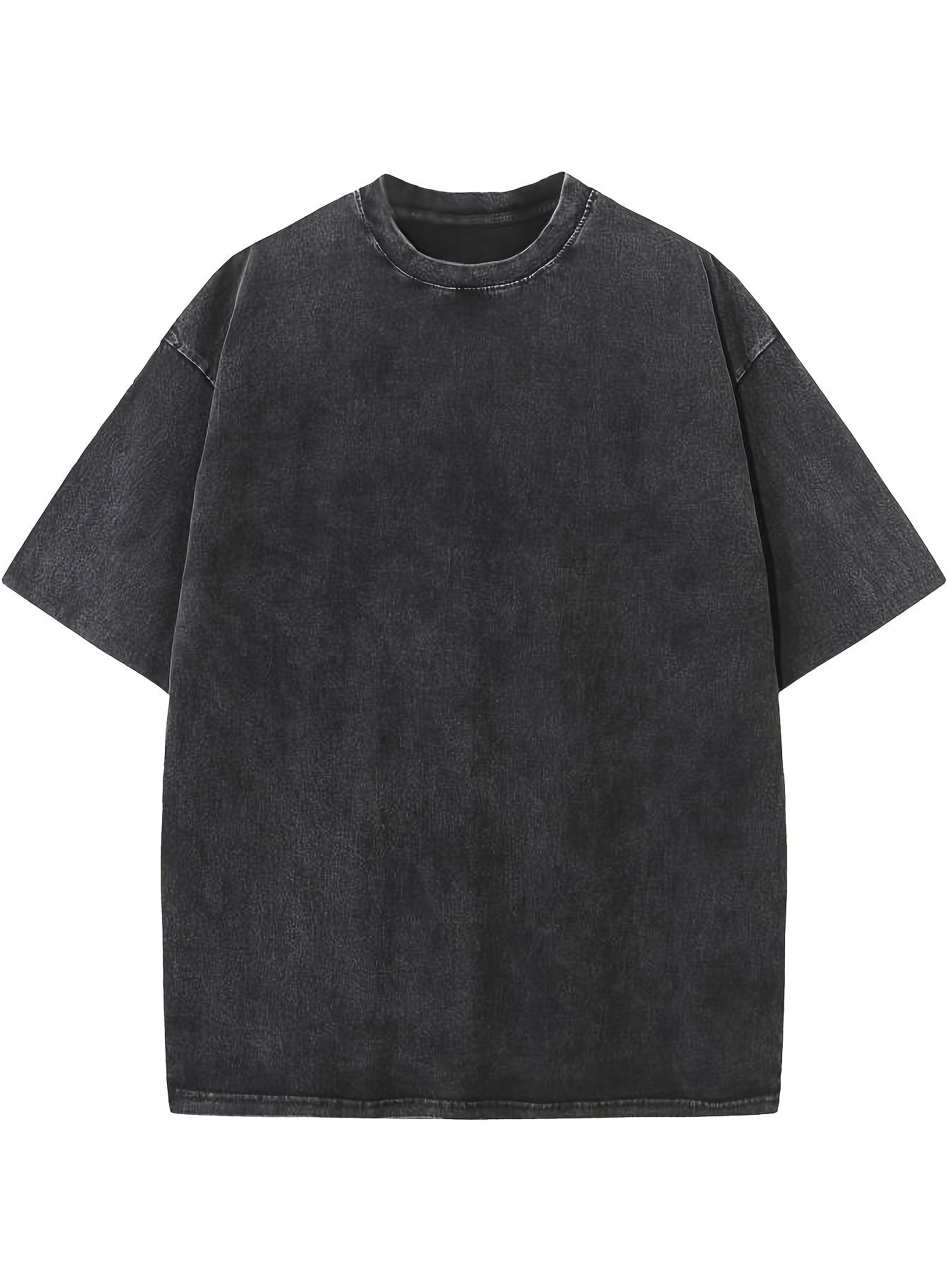 Teddy Bear Oversized Cotton Solid Drop Shoulder T-Shirts