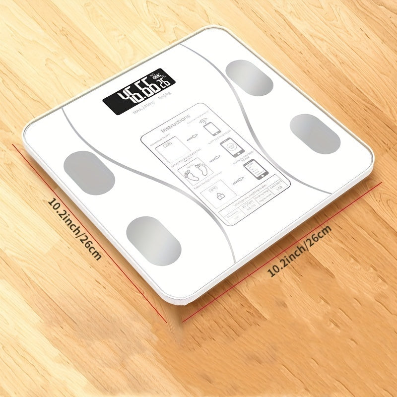 Wireless Smart Body Fat Scale - Accurately Measure Weight, Body Fat, and Health Metrics at Home with Long-Lasting Battery Power and Easy Wireless Connectivity!