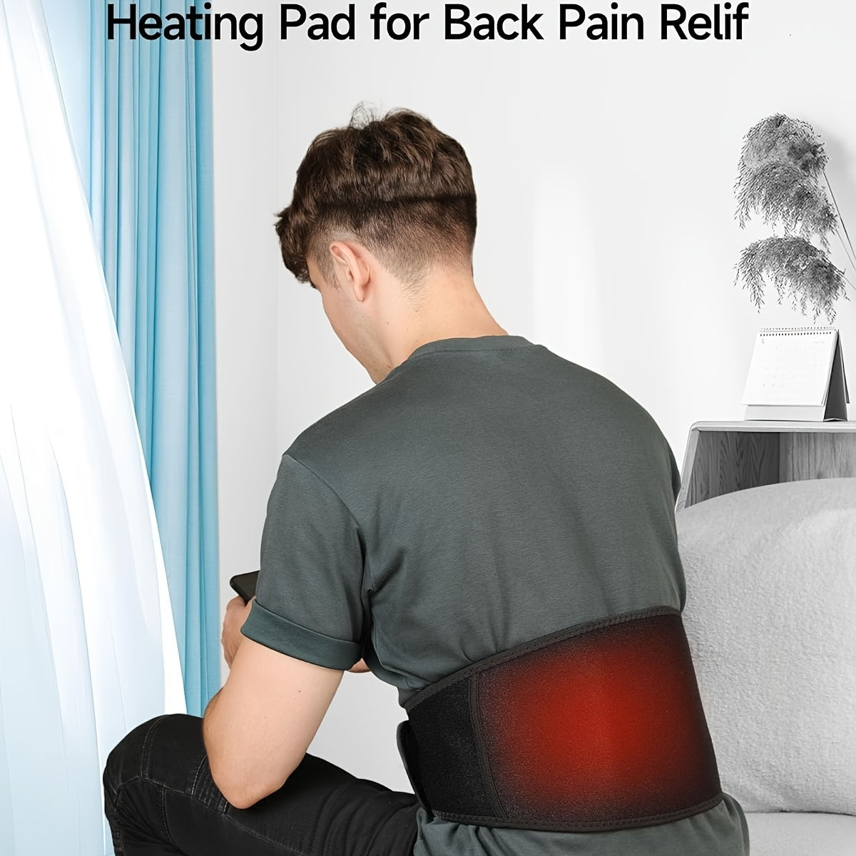 ALLJOY USB Heating Pad For Back Pain Relief