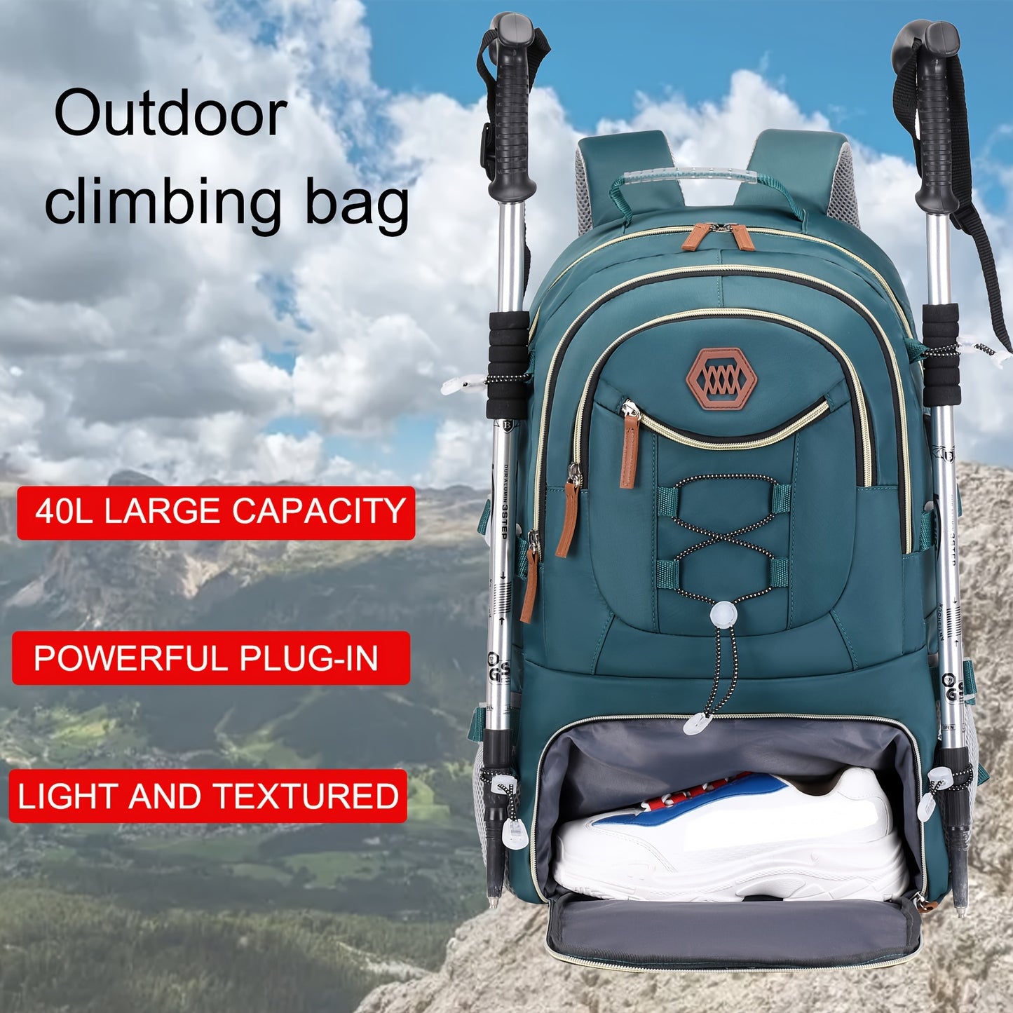 Large Capacity Waterproof Outdoor Backpack