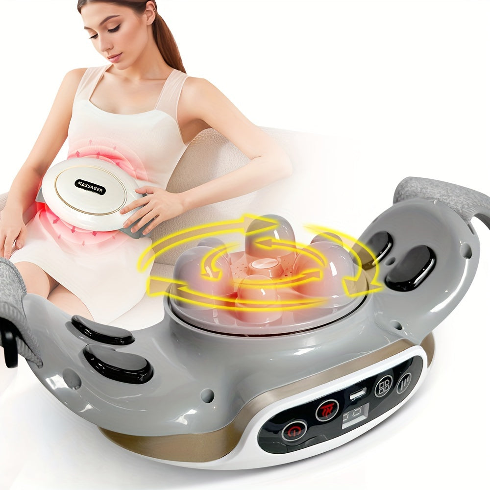 Automatic Abdominal Massager, Electric Stomach Massager, Electric Stomach Machine For Flattening Belly, Multiple-use For Waist And Abdomen, Back, Neck And Legs, 3 Modes , For Home Or Office Use,